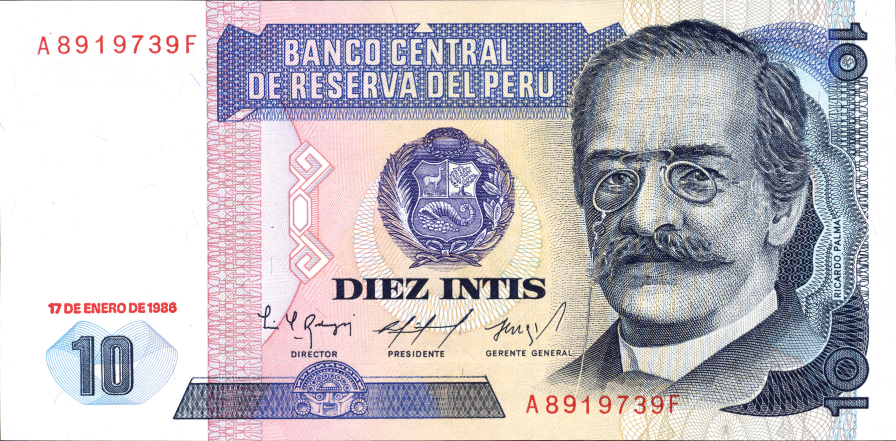  17 DE ENERO DE 1986 Sig 126: Rodríguez/Figueroa/Neyra Prefix/suffix A/F - A/K 