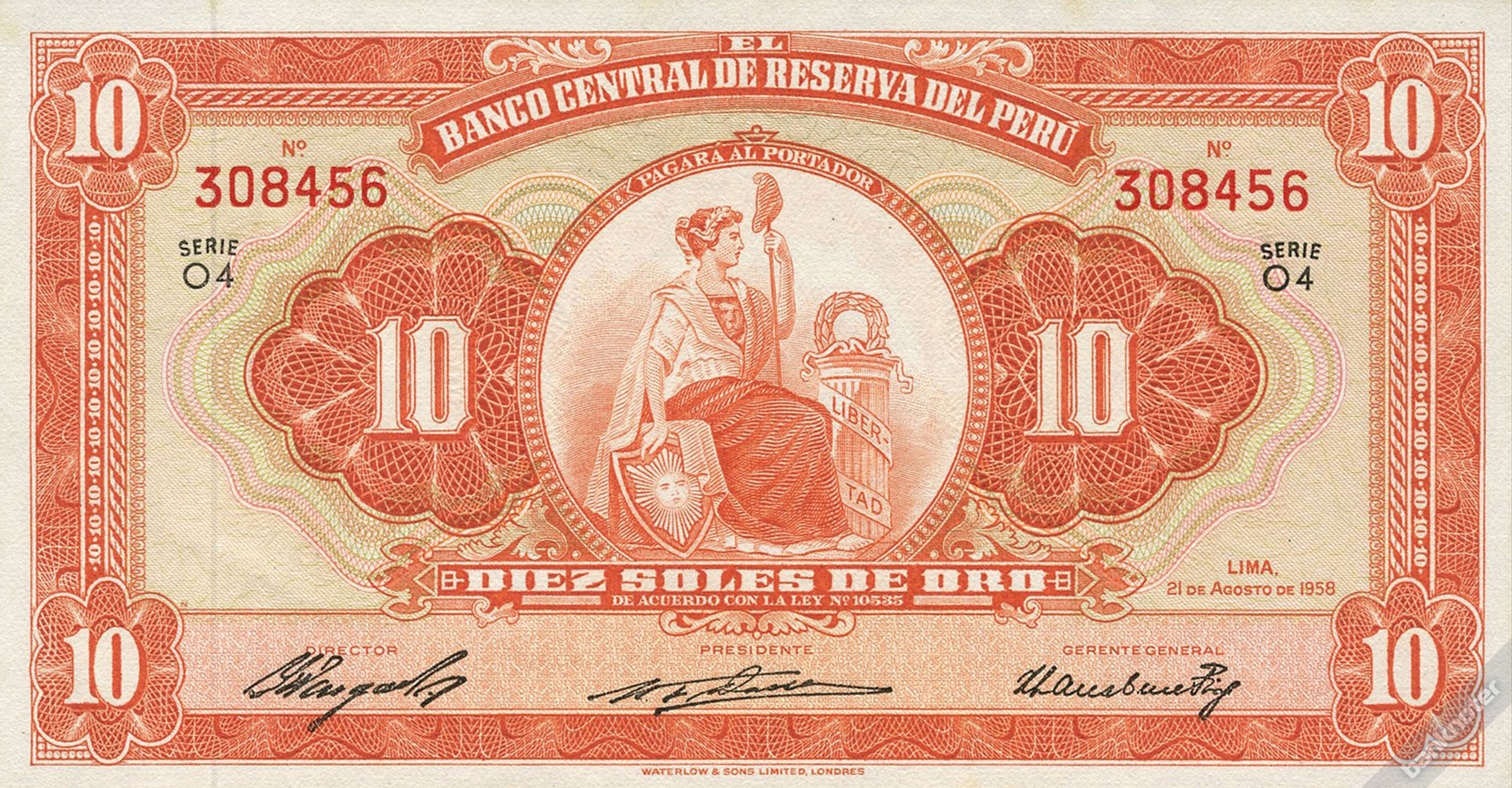  21 de Agosto de 1958 Sig 59: Vargas/Dasso/Larrabure Series O1 - O15 