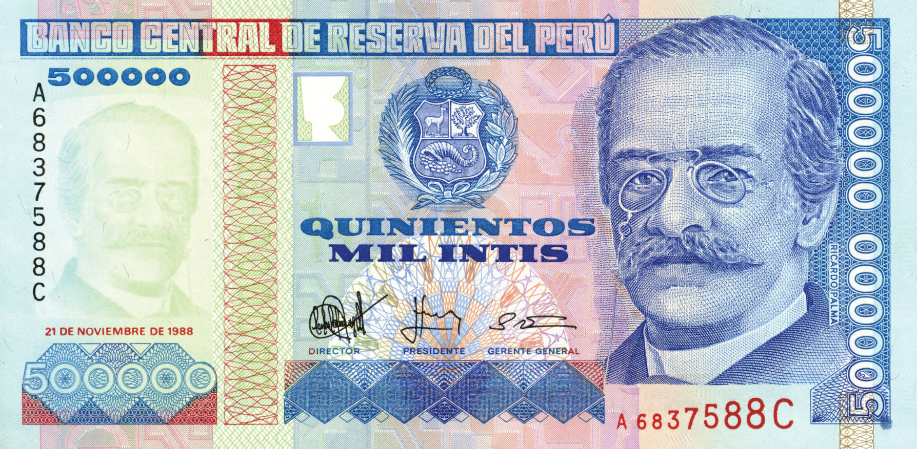  21 DE NOVIEMBRE DE 1988 Sig 139: Capuñay/Coronado/Antúnez Prefix/suffix A/A - A/D 