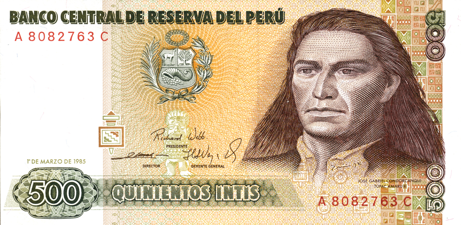  1 DE MARZO DE 1985 Sig 122: Morales/We/Neyra Prefix/suffix A/A - A/F 