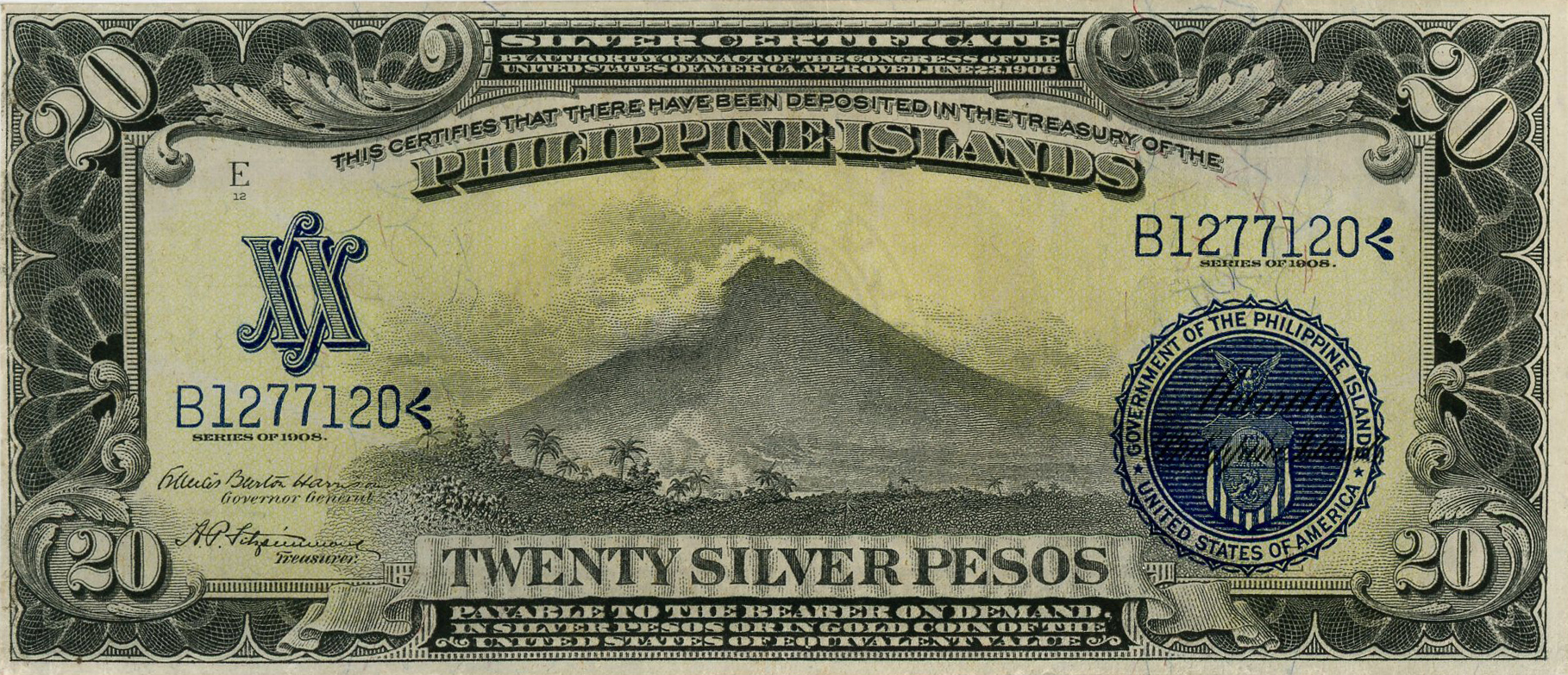  Sig 9: Harrison/Fitzsimmons Prefix B 1,100,000 notes Intro: 1916 