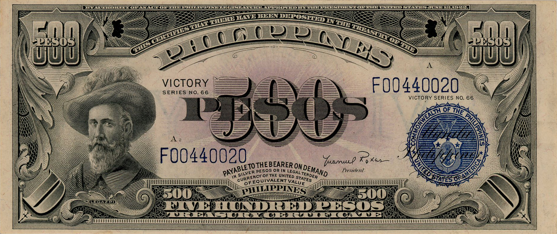  Sig 20: Roxas/Guevara 250,000 notes Intro: 1948 
