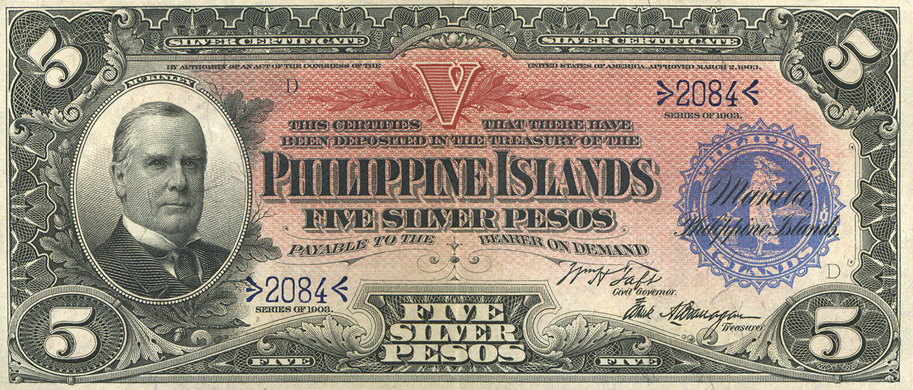  1903 Sig 1: Taft/Branagan 930,000 notes Intro: 00 10 1903 