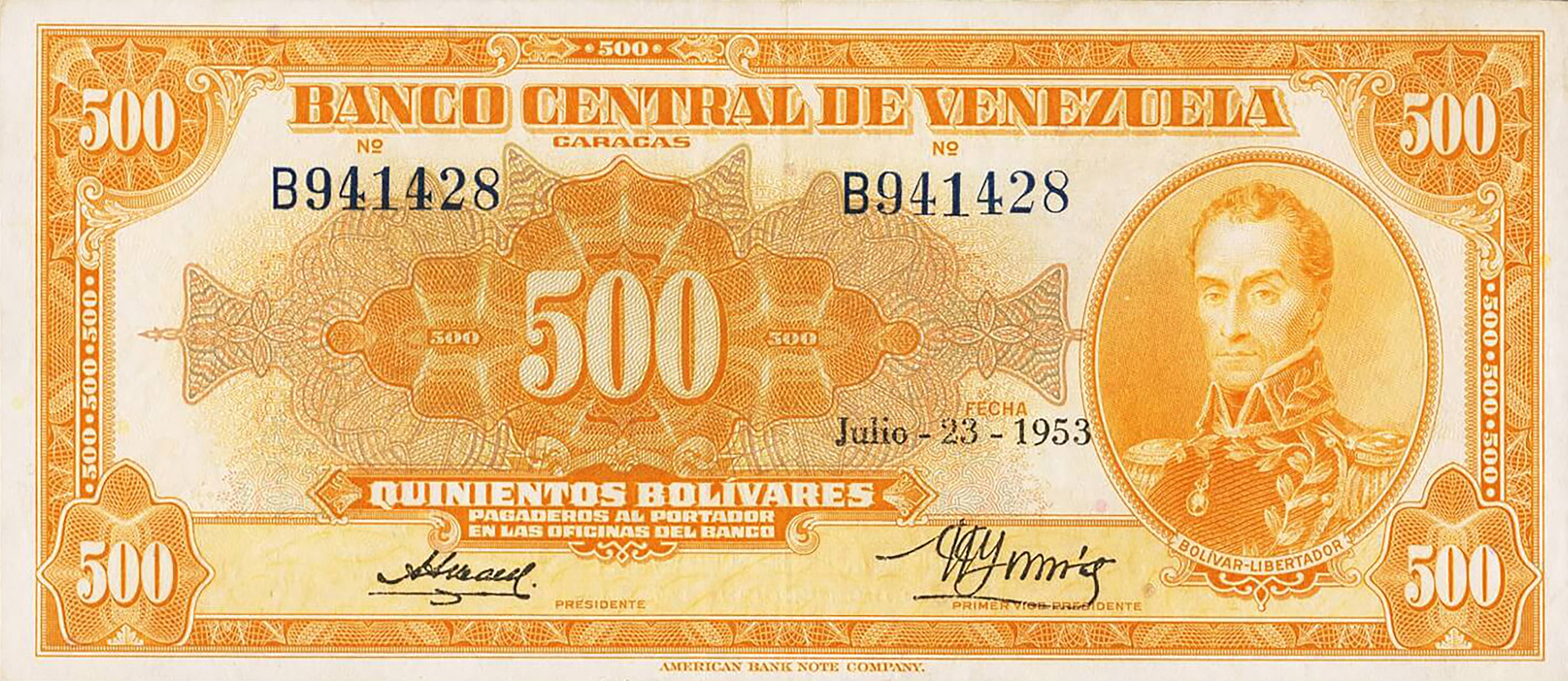  Julio-23-1953 Sig 8: Arreaza/González 
