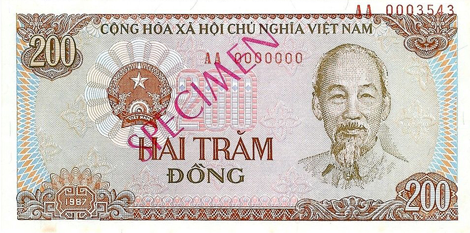  Diagonal red SPECIMEN ovpt front; horizontal red # overprall-zero s/n 