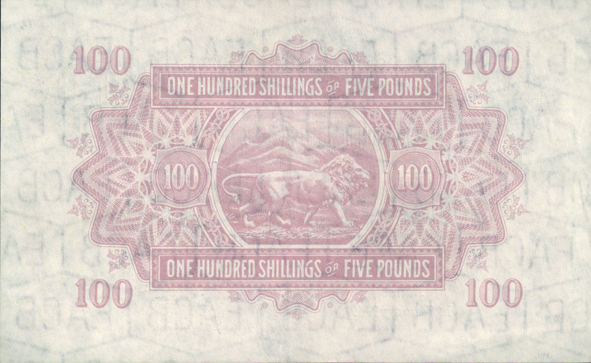  Wmk: Three pyramids Prefix A/13 - C/13; E/13 - I/13 