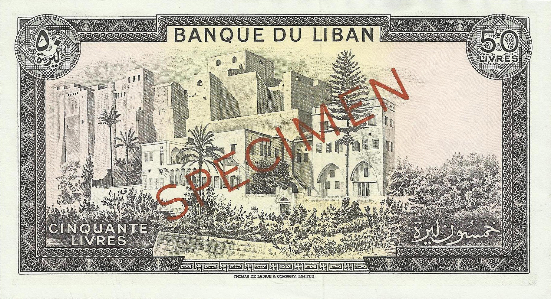  Diagonal red SPECIMEN ovpt front/back; all-zero s/n 