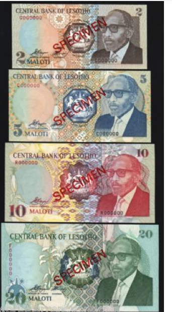  Diagonal red SPECIMEN ovpt front/back; all-zero s/n 