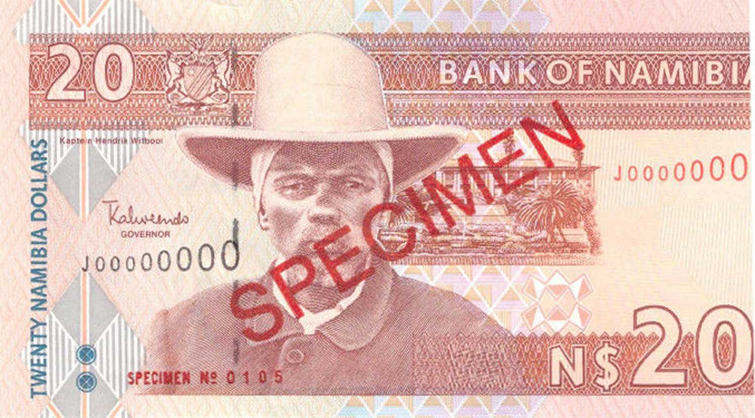  Diagonal red SPECIMEN ovpt front; horizontal red SPECIMEN No # ovpt lower left; all-zero s/n 