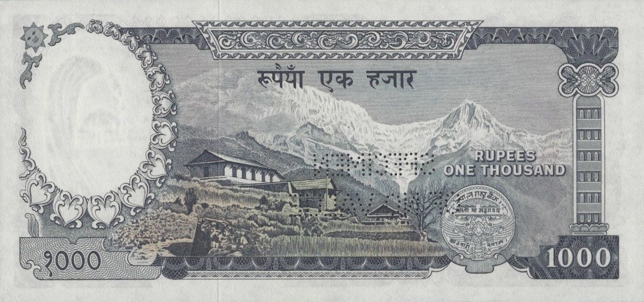  Horizontal SPECIMEN / OF NO VALUE perf; all-zero s/n 