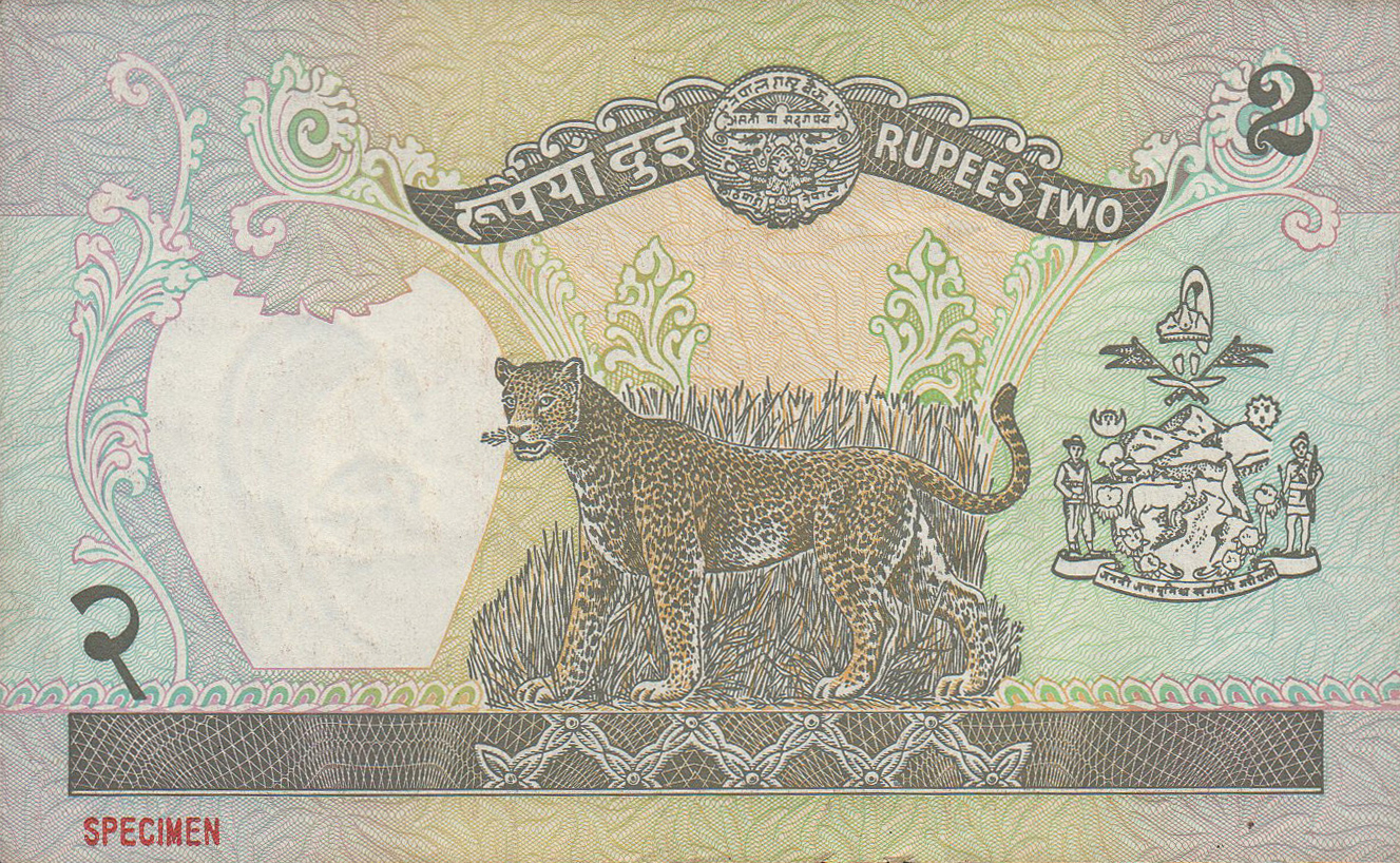  Horizontal red SPECIMEN ovpt lower left front/back; all-zero s/n 