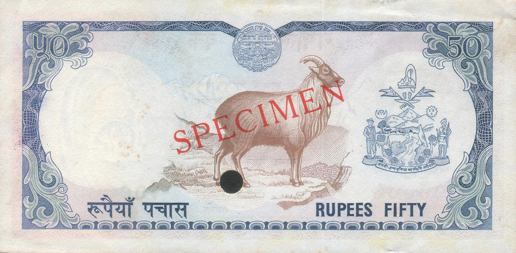  Diagonal red SPECIMEN ovpt front/back; all-zero s/n 