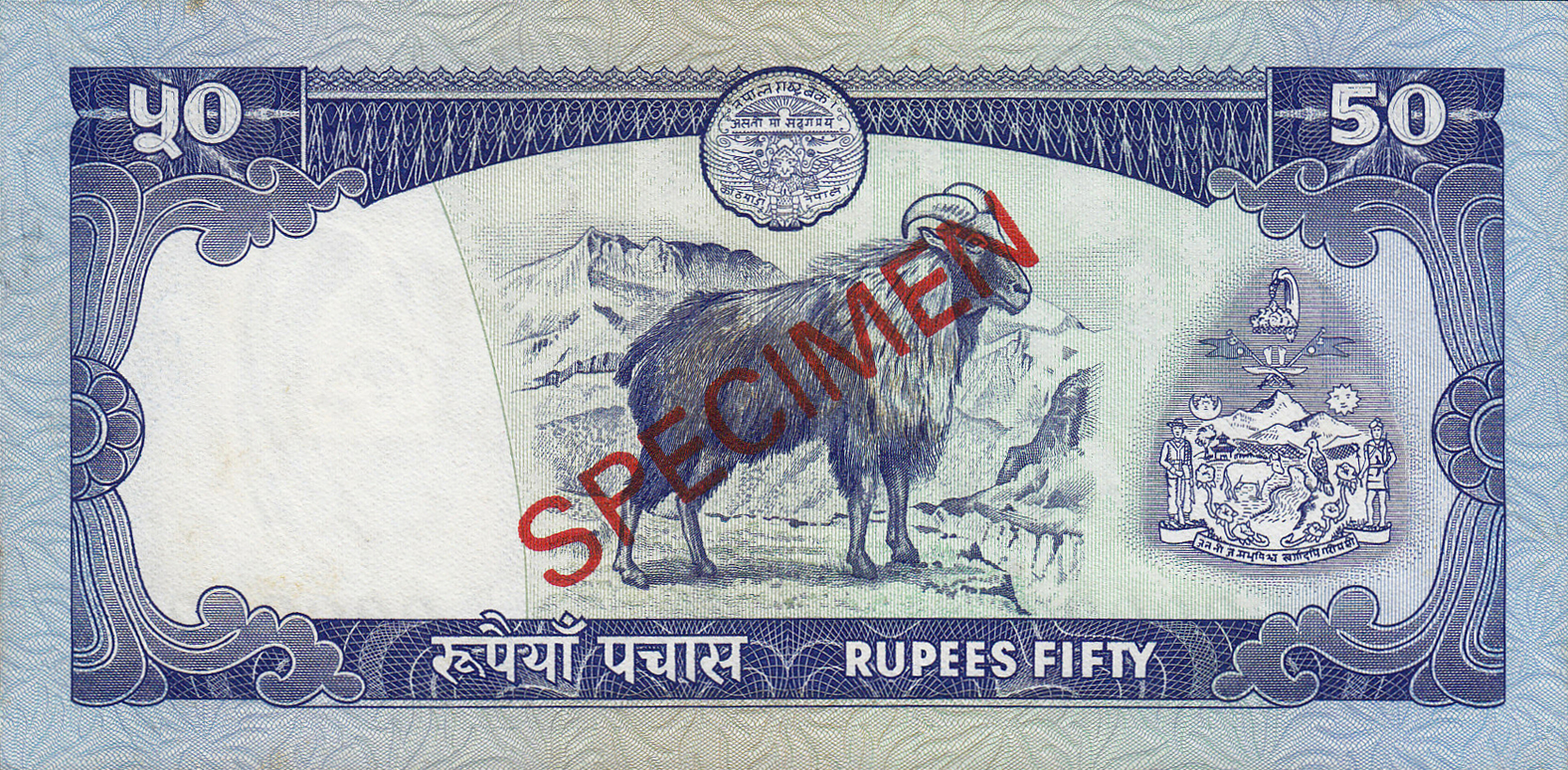  Diagonal red SPECIMEN ovpt front/back; all-zero s/n 