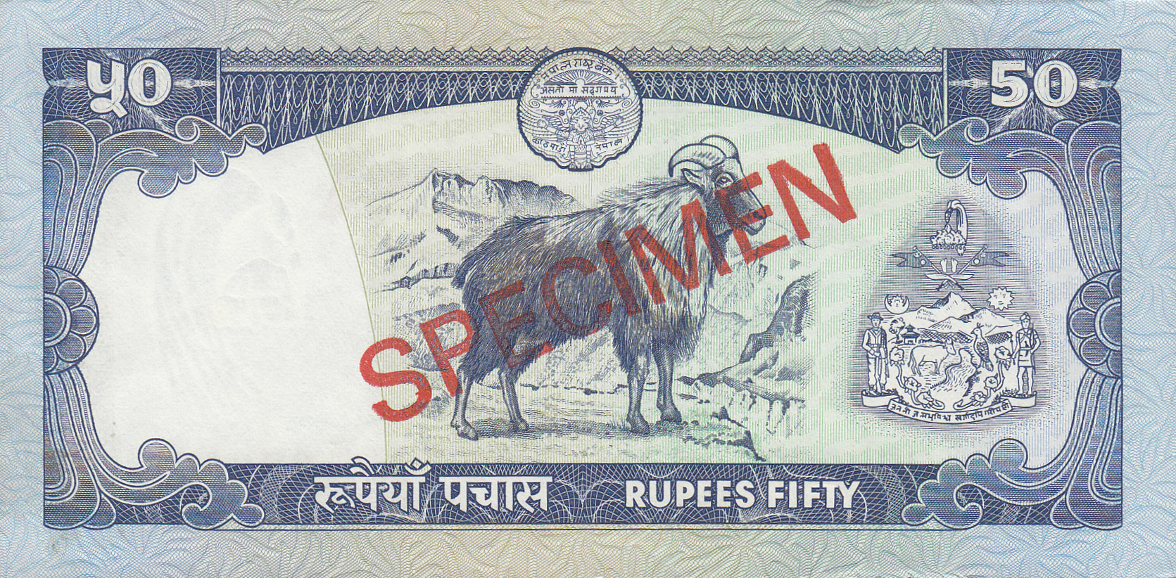  Diagonal red SPECIMEN ovpt front/back; all-zero s/n 