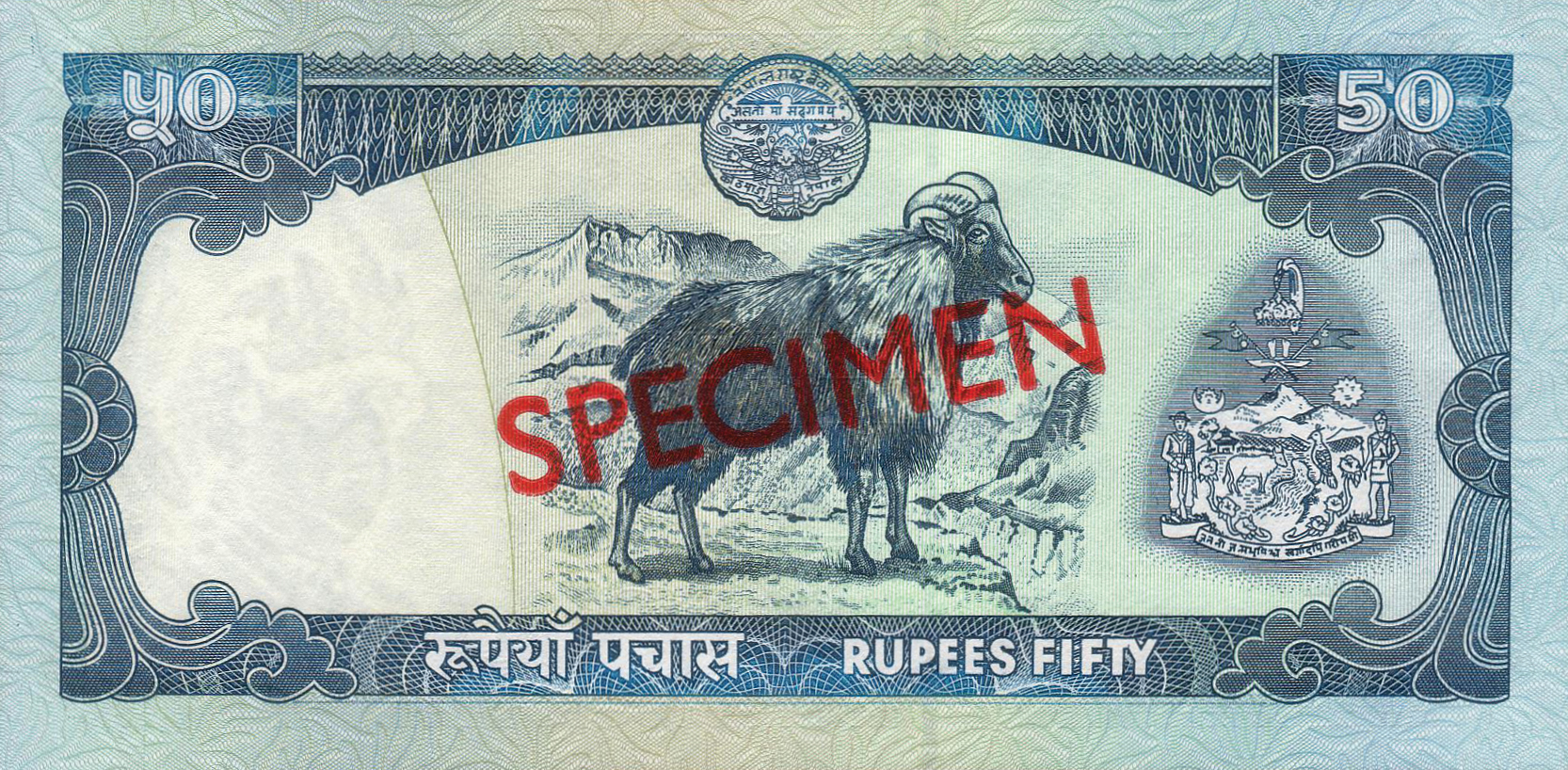  Diagonal red SPECIMEN ovpt front/back; all-zero s/n 