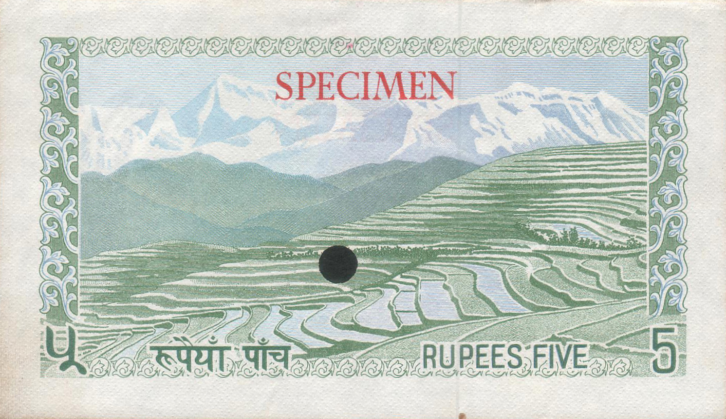  Horizontal red SPECIMEN ovpt front/back; all-zero s/n 