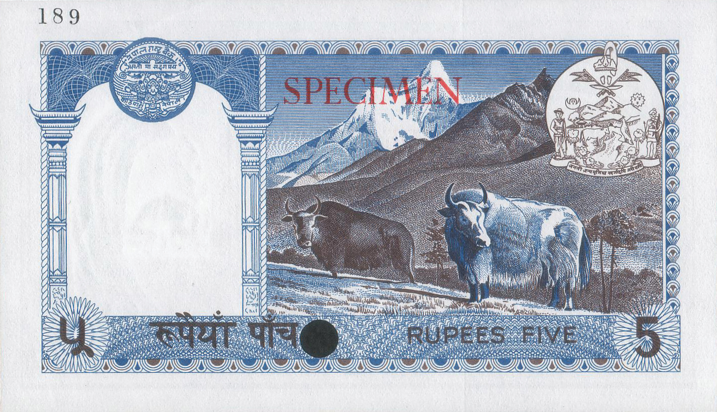  Purple and green (front), blue (back); horizontal red SPECIMEN ovpt front/back; horizontal black # ovpt upper left back; all-zero s/n 