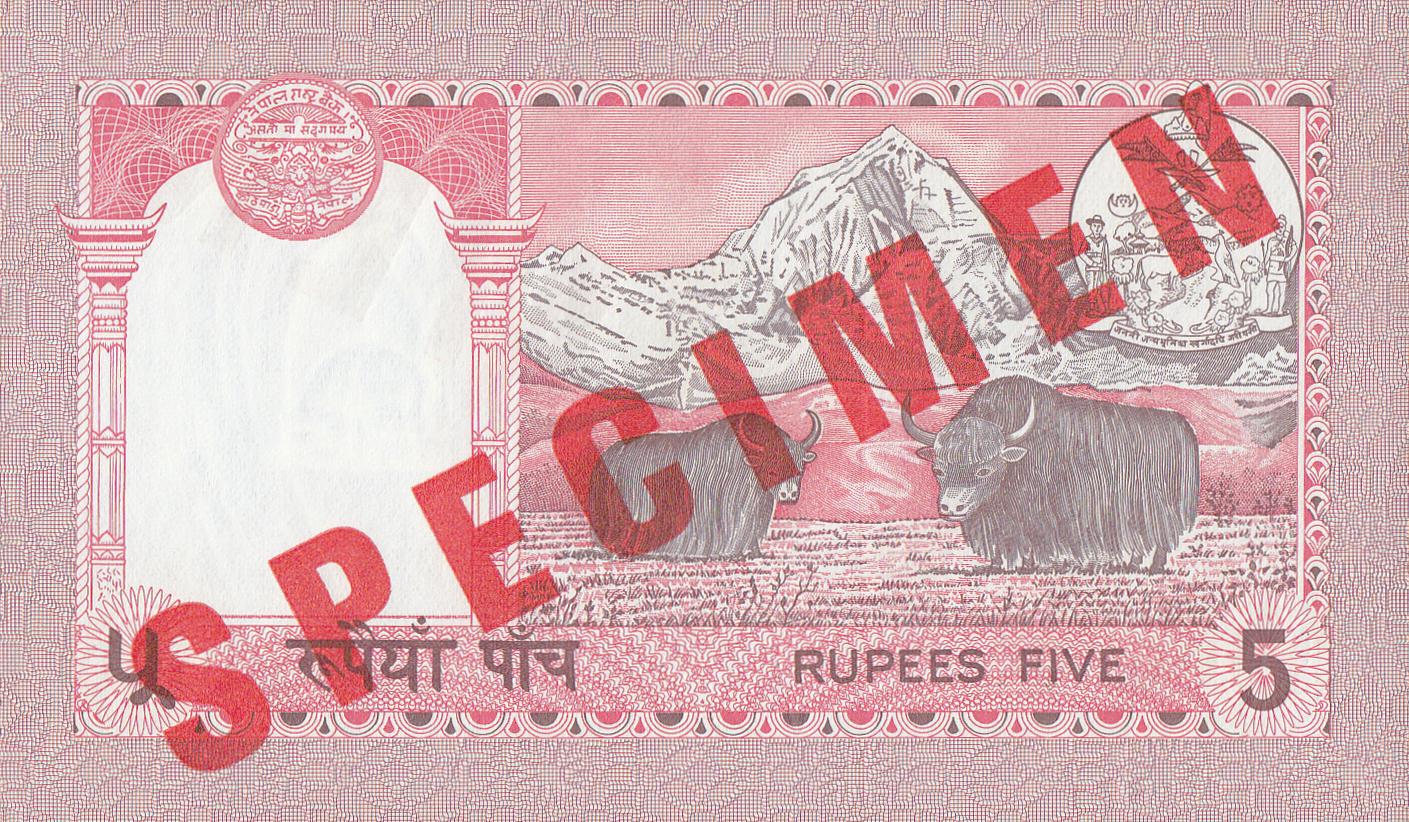  Large bold diagonal red SPECIMEN ovpt front/back; horizontal red SPECIMEN NO # ovpt lower left front; all-zero s/n 