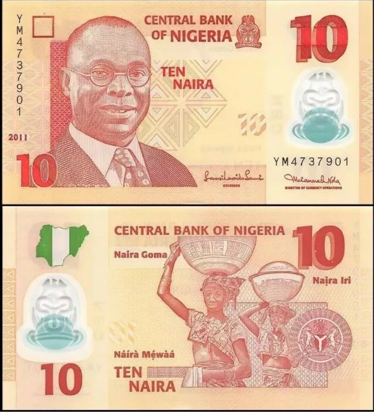  7-digit s/n Varnish coating Prefix AA - AM, YB - YM 