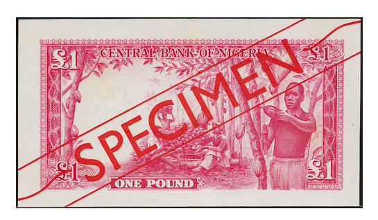  Diagonal red SPECIMEN ovpt front; all-zero s/n 