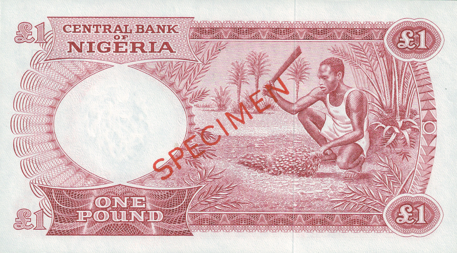  Diagonal red SPECIMEN ovpt front/back; all-zero s/n 