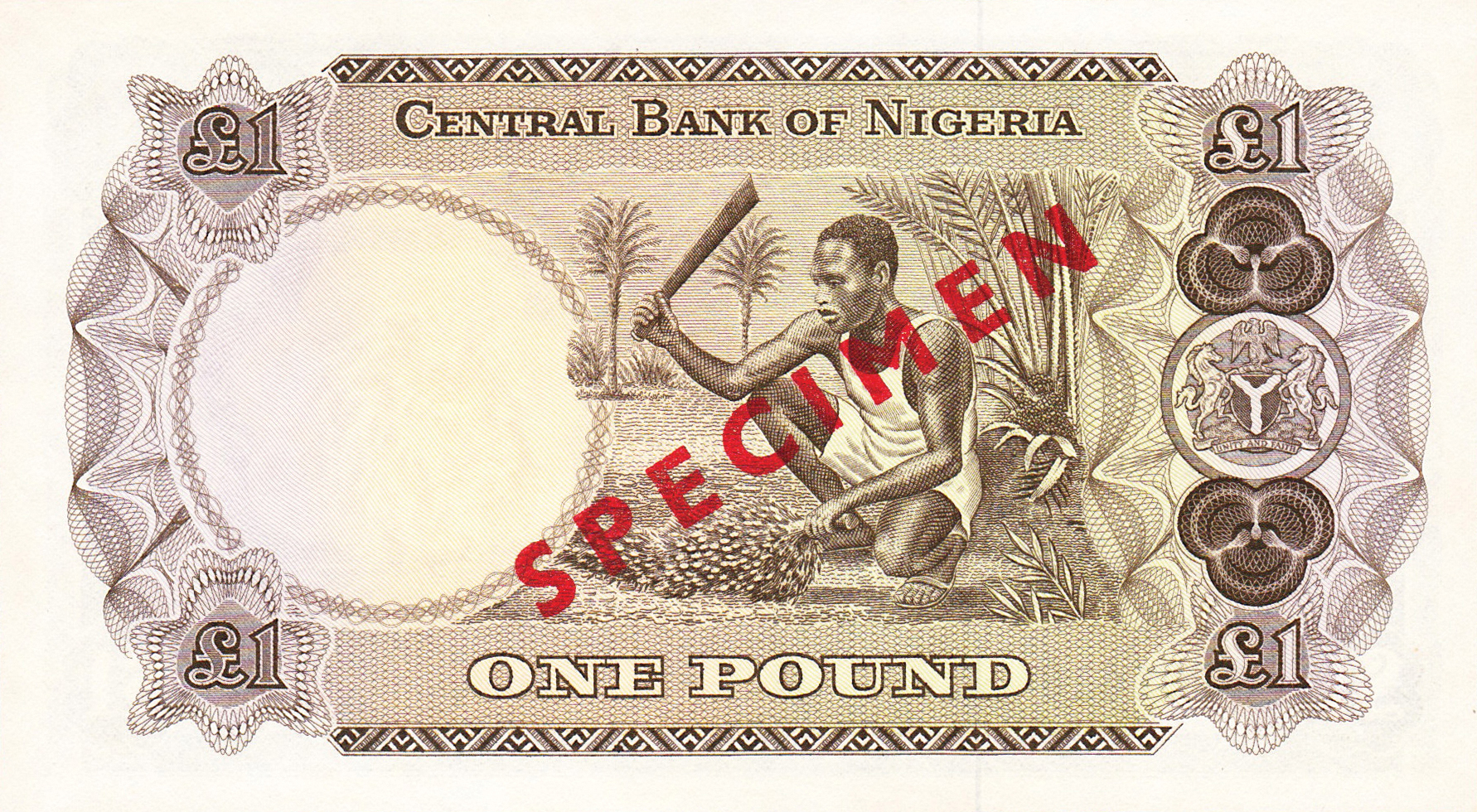  Diagonal red SPECIMEN ovpt back; normal s/n 