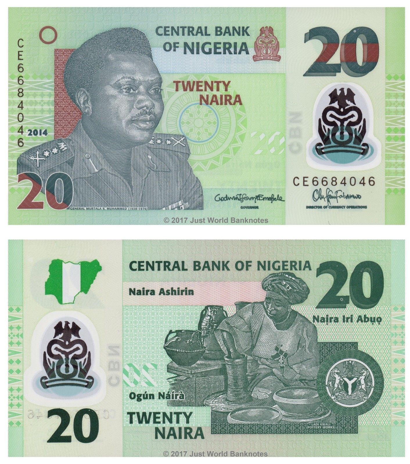  Sig 21: Emefiele/Fabamwo Prefix BK - CE 