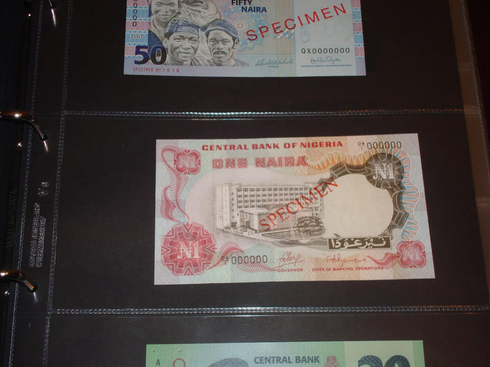  Diagonal red SPECIMEN ovpt front/back; horizontal red SPECIMEN NO # ovpt lower left front; all-zero s/n 