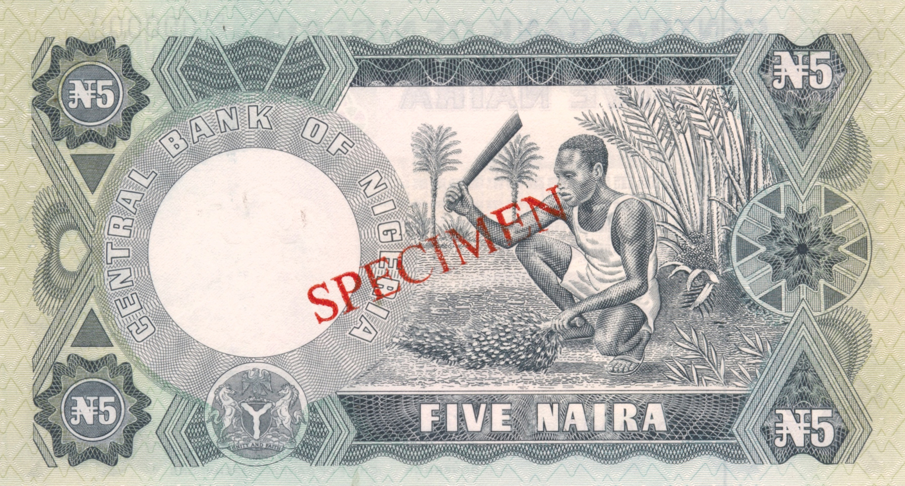  Diagonal red SPECIMEN ovpt front/back; all-zero s/n 