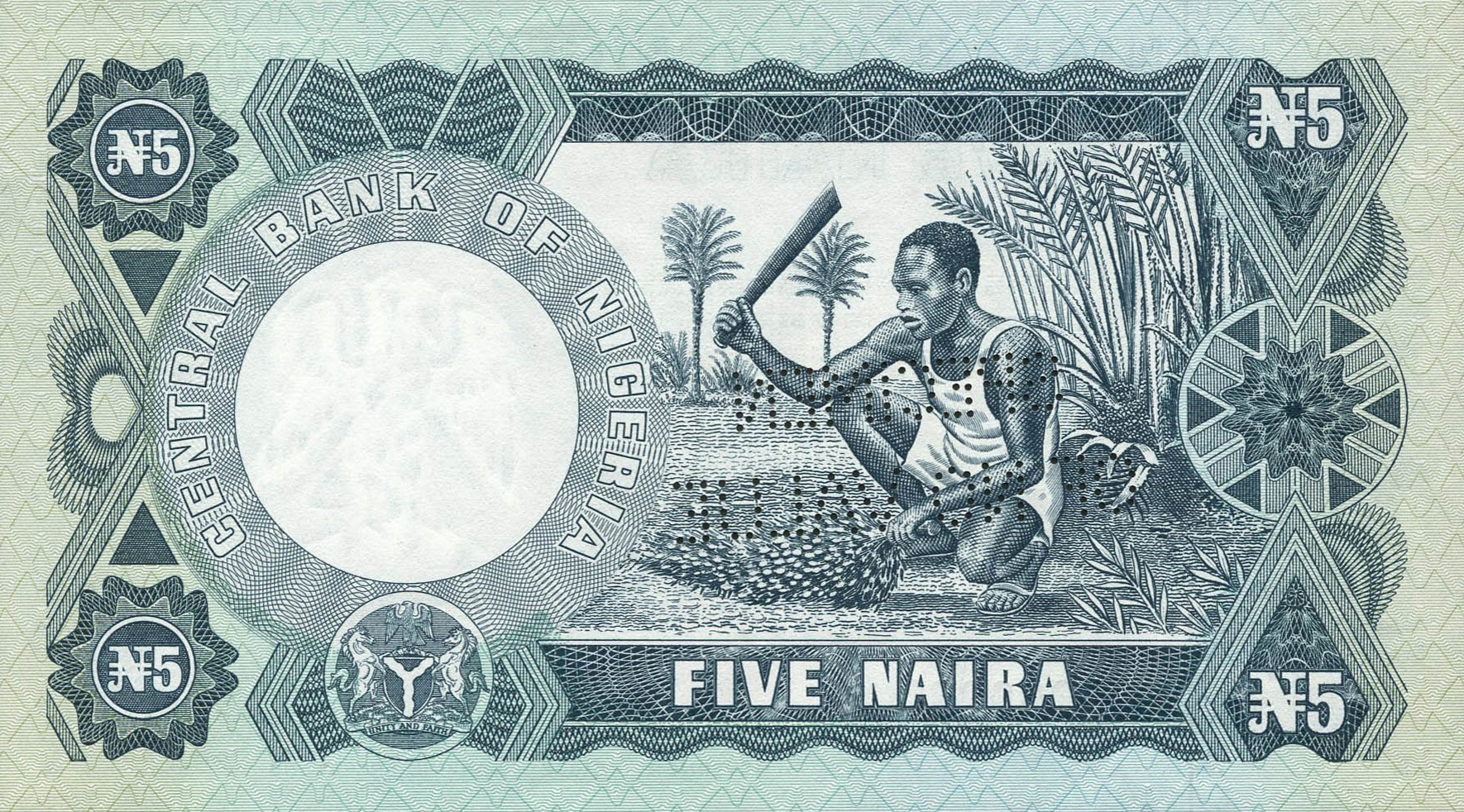  Horizontal SPECIMEN / OF NO VALUE perf; horizontal black PROOF NO # ovpt lower left front; all-zero s/n 