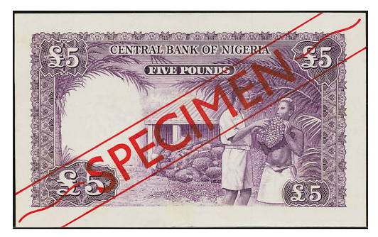  Diagonal red SPECIMEN ovpt front; all-zero s/n 