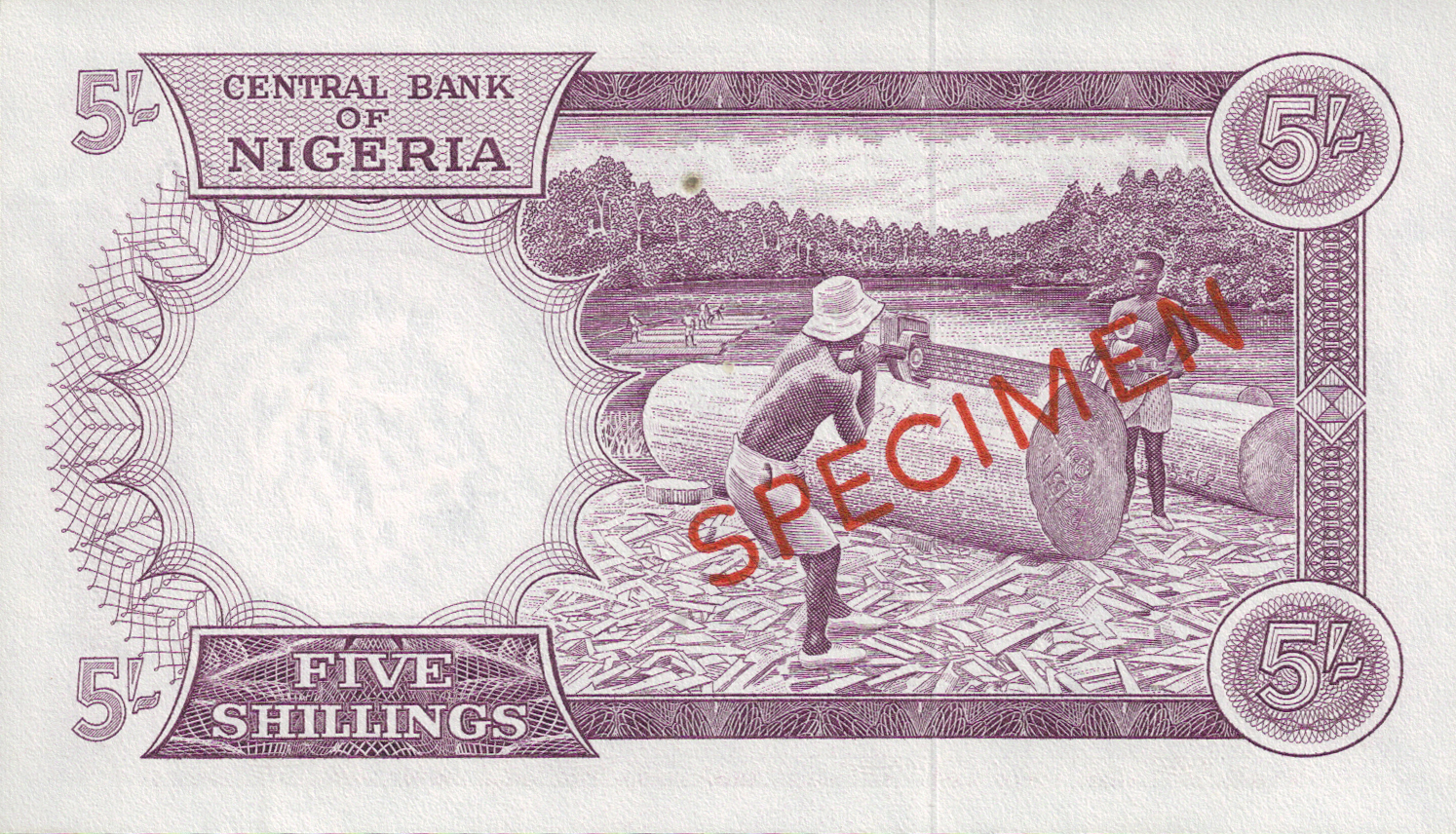  Diagonal red SPECIMEN ovpt front/back; all-zero s/n 