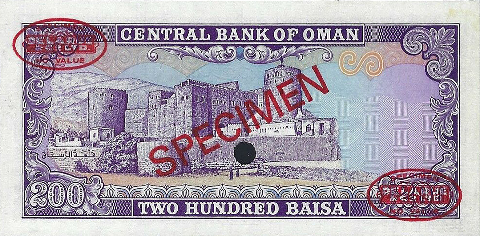  Diagonal red SPECIMEN and DLR oval ovpts front/back; horizontal red SPECIMEN NO # ovpt lower left front; all-zero s/n 