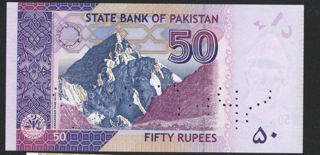  Horizontal SPECIMEN perf; all-zero s/n 