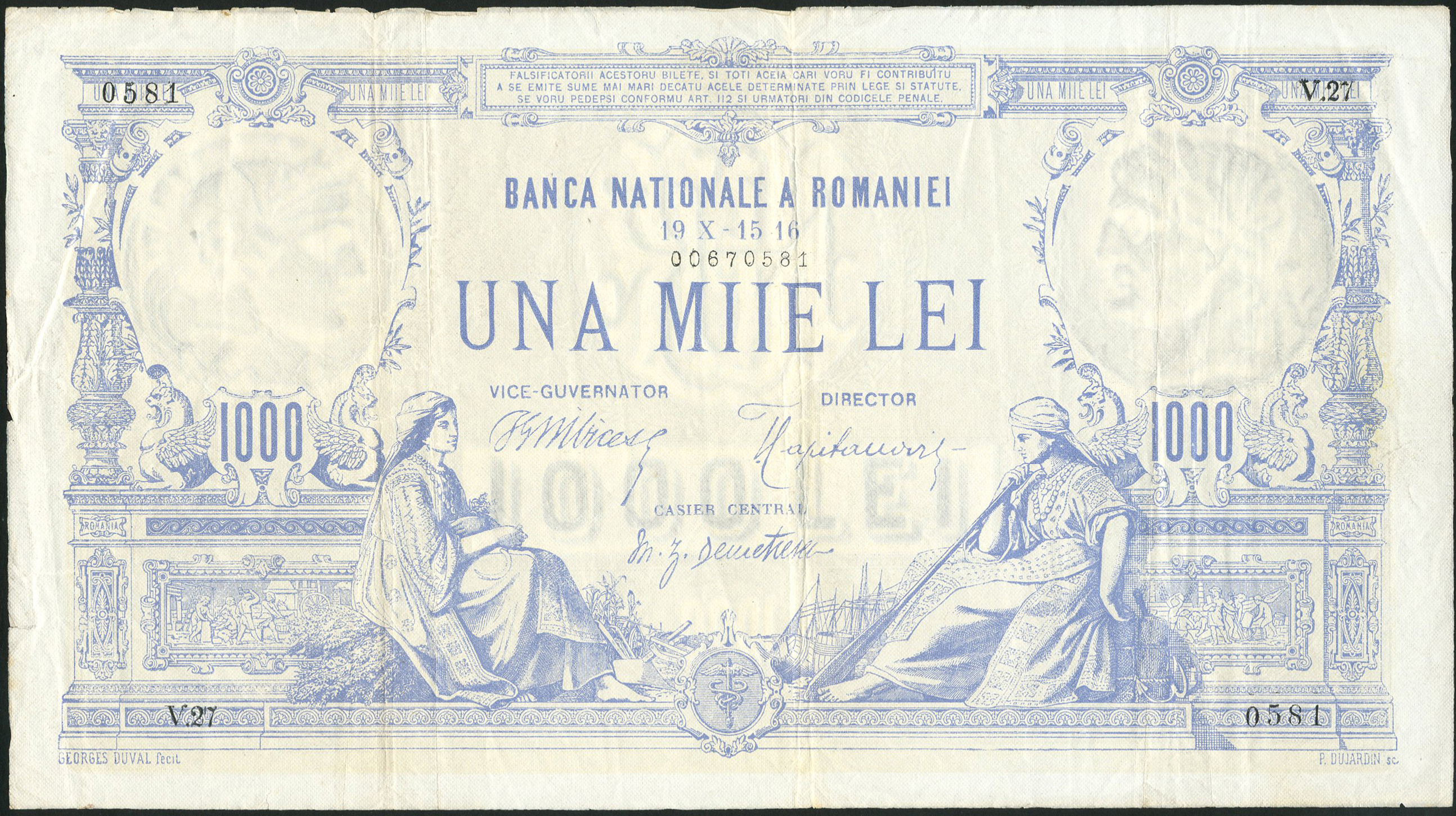  19 X - 15 16 (15 10 1916) Series 26, 27 