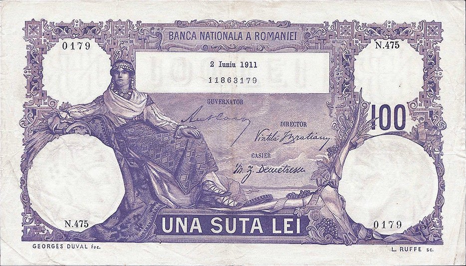  02 06 1911 Sig Carp/Demetrescu/Brătianu Series 475 