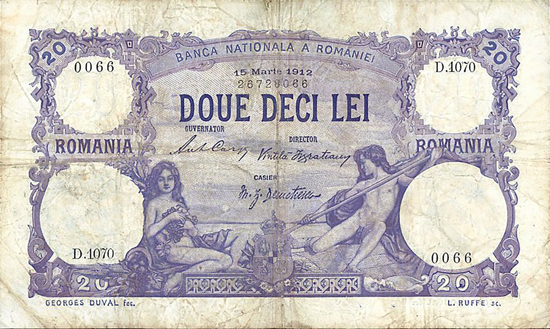  15 Marte 1912 Series 1070 