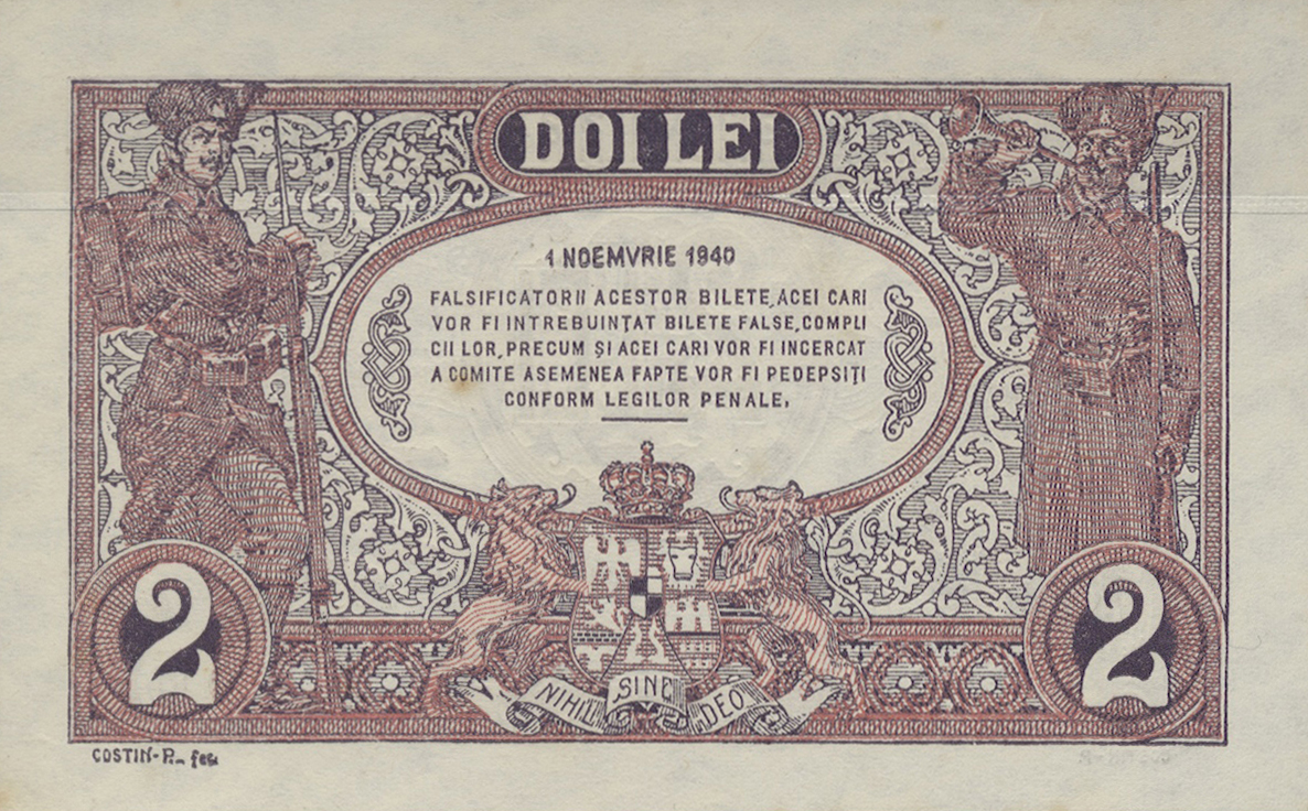  1 NOEMVRIE 1940 Sig Ottulescu/Răzuş Series 2609 