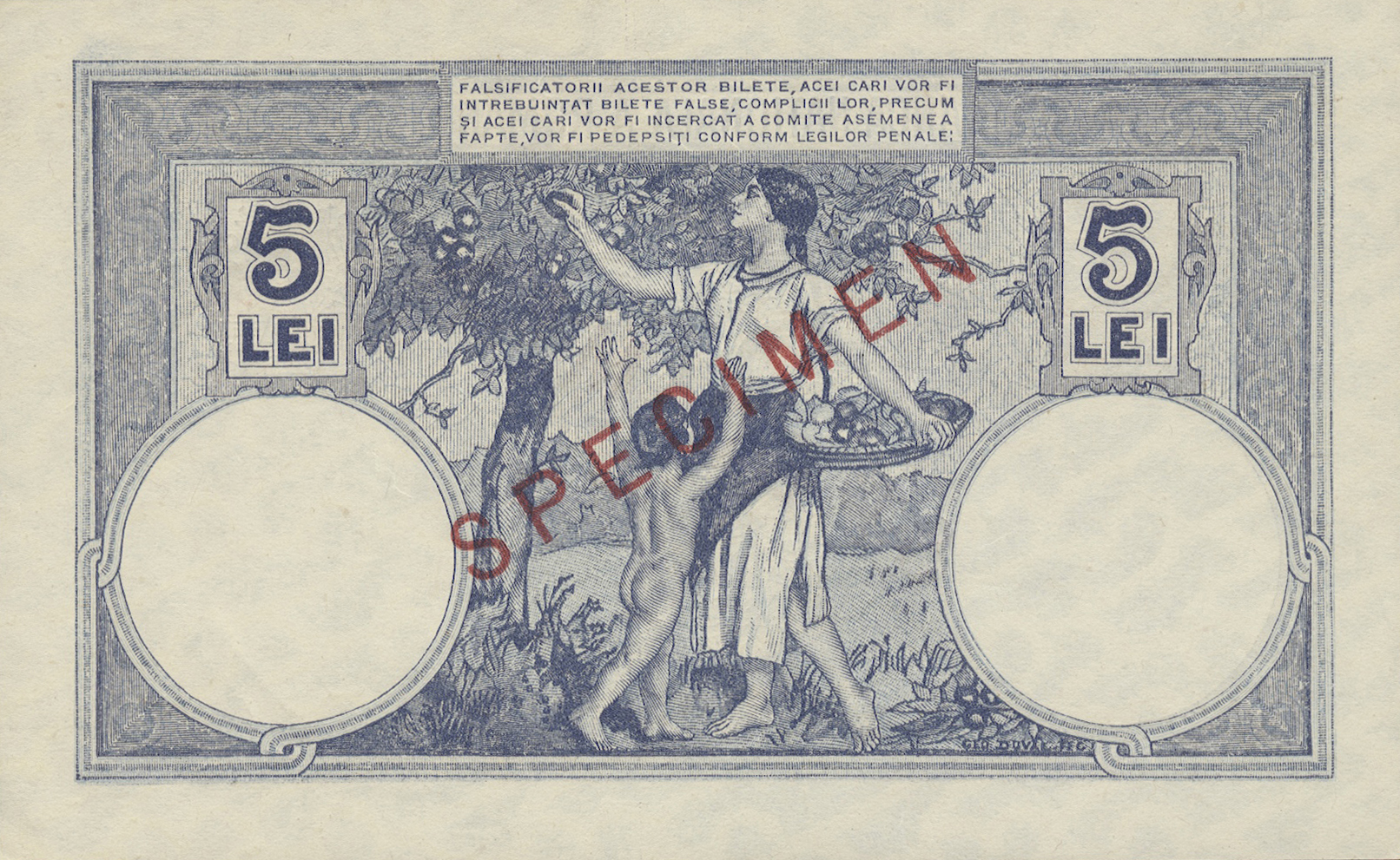  Diagonal red SPECIMEN ovpt front/back; normal s/n 