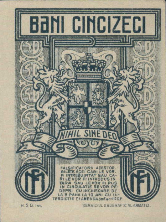  1917 Sig 2: Arelinescu/Angelescu/Simionescu No s/n 5,000,000 notes 