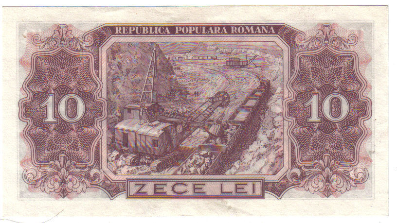  Blue series and s/n Printer: (National Bank of Romania) Series m1 - a43 