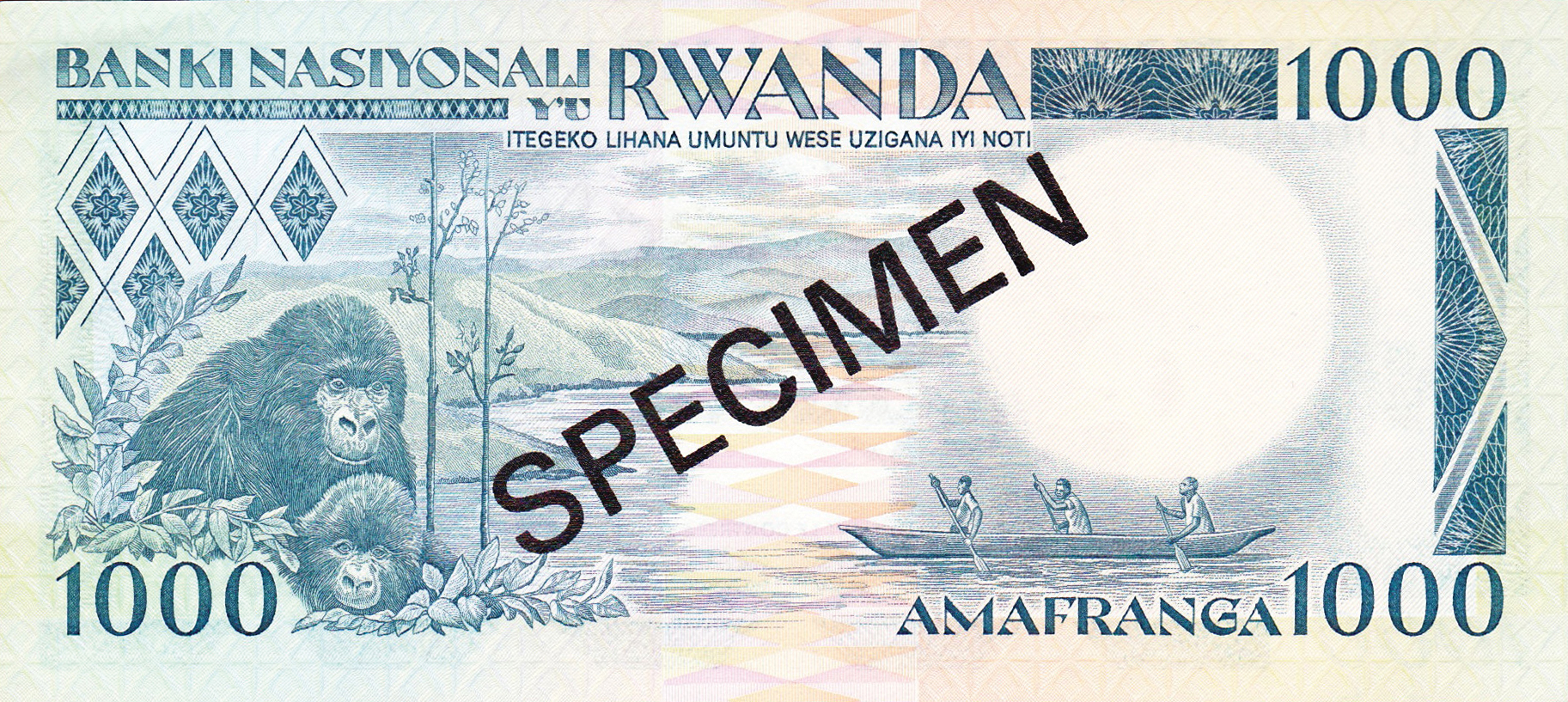  Diagonal black SPECIMEN ovpt front/back; all-zero s/n 