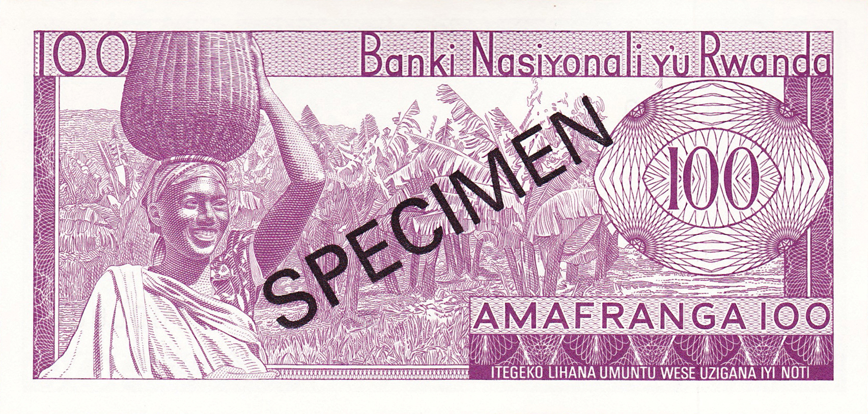  Diagonal black SPECIMEN ovpt front/back; all-zero s/n 