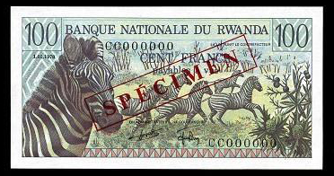  Diagonal red boxed SPÉCIMEN ovpt front; all-zero s/n 