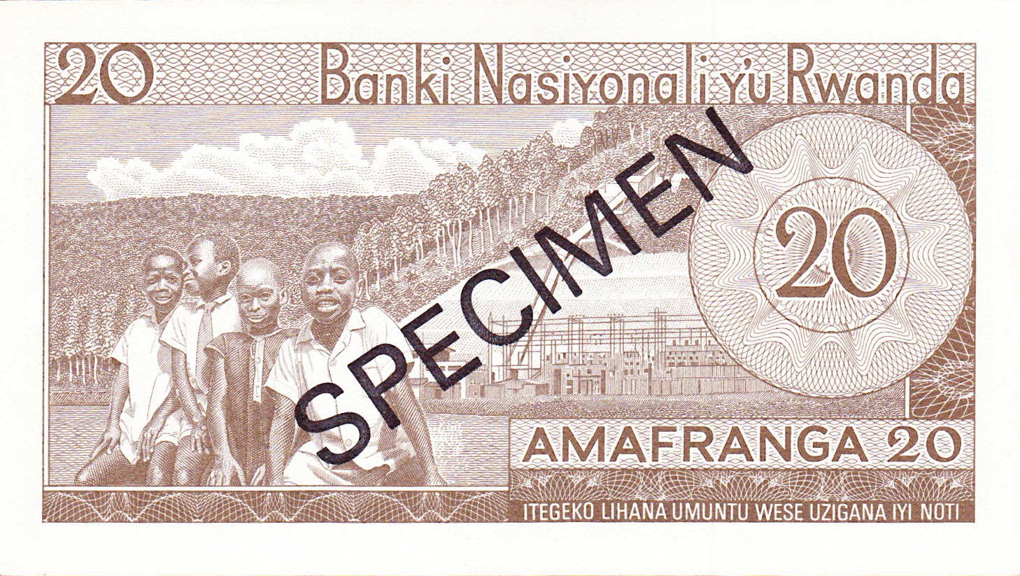  Diagonal black SPECIMEN ovpt front/back; all-zero s/n 