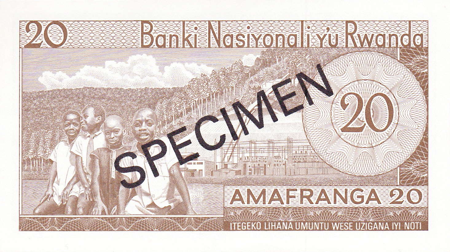  Diagonal black SPECIMEN ovpt front/back; all-zero s/n 