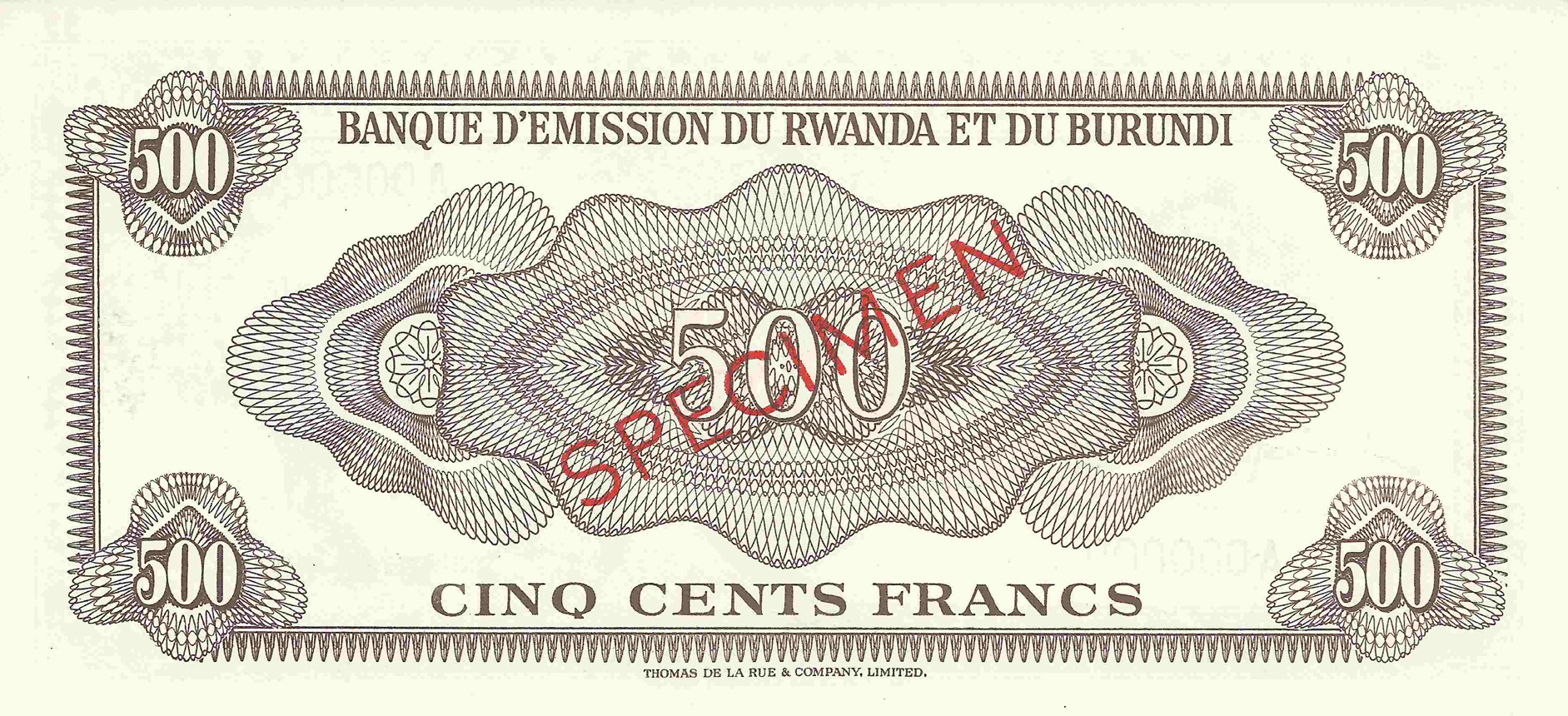  Diagonal red SPECIMEN ovpt front/back; all-zero s/n 