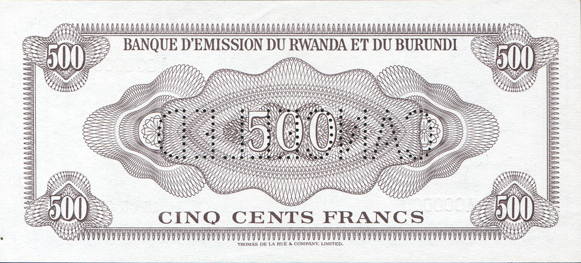  Diagonal red SPECIMEN and DLR oval ovpts; horizontal red SPECIMEN NO # ovpt lower left 