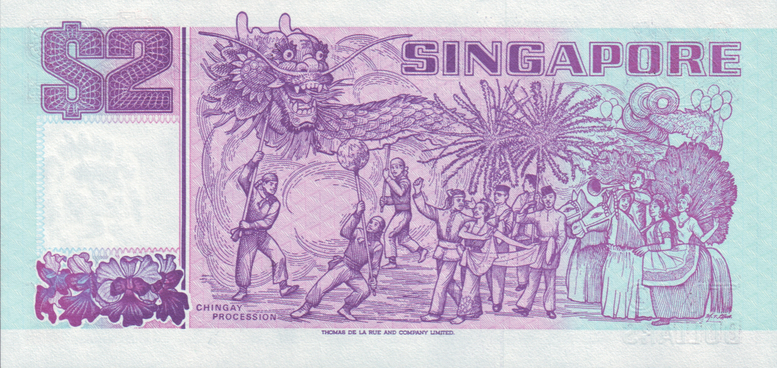  No date Sig 5: Tau Printer: THOMAS DE LA RUE AND COMPANY LIMITED Prefix FA - RB Intro: 16 12 1991 Prefix BN - DW Intro: 1997 