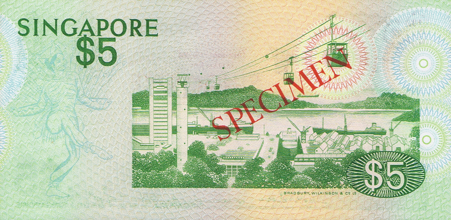  Diagonal red SPECIMEN ovpt front/back; all-zero s/n 